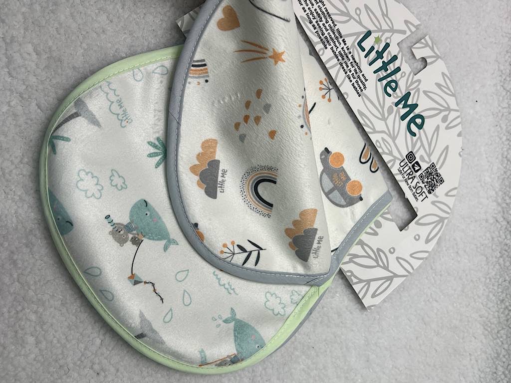 دستمال آروغ گیر پیشبندی 2 عددی  LITTLE ME