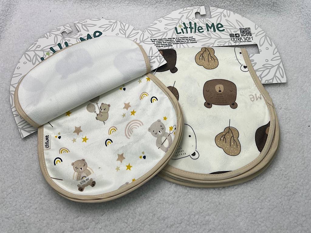 دستمال آروغ گیر پیشبندی 2 عددی  LITTLE ME