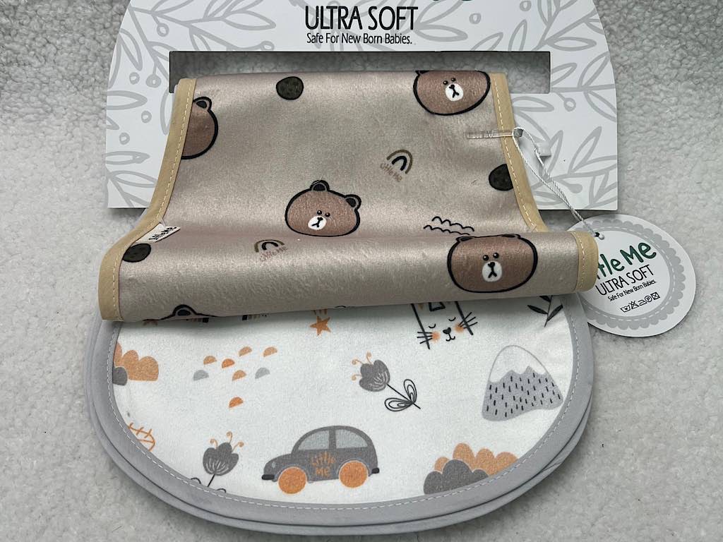 دستمال آروغ گیر پیشبندی 2 عددی  LITTLE ME