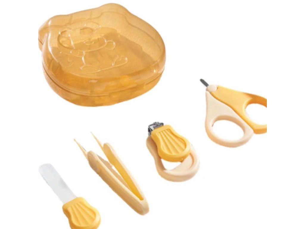 ست ناخن گیر نوزادی قاب دار طرح خرس هی اور شی