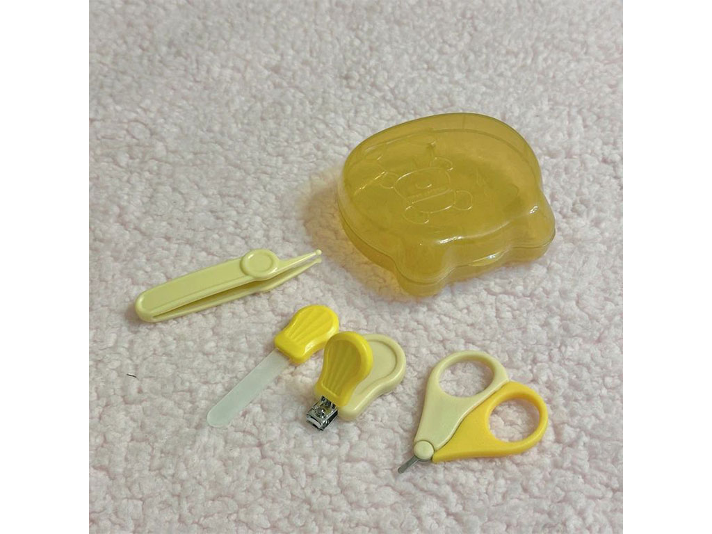 ست ناخن گیر نوزادی قاب دار طرح خرس هی اور شی