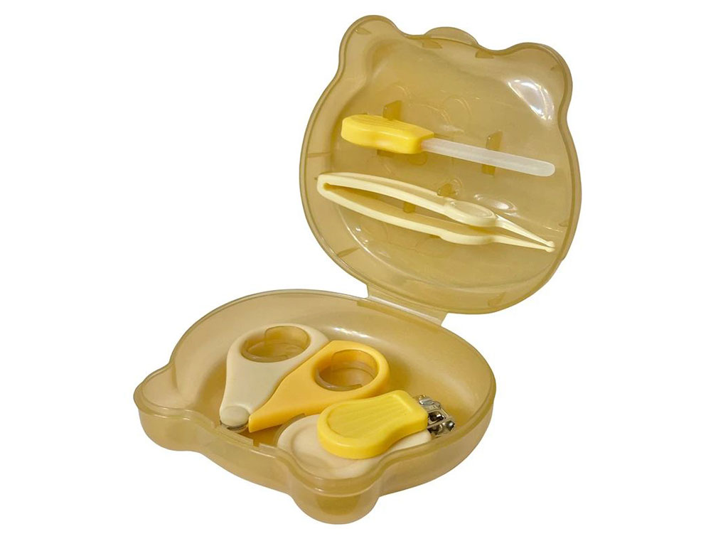 ست ناخن گیر نوزادی قاب دار طرح خرس هی اور شی