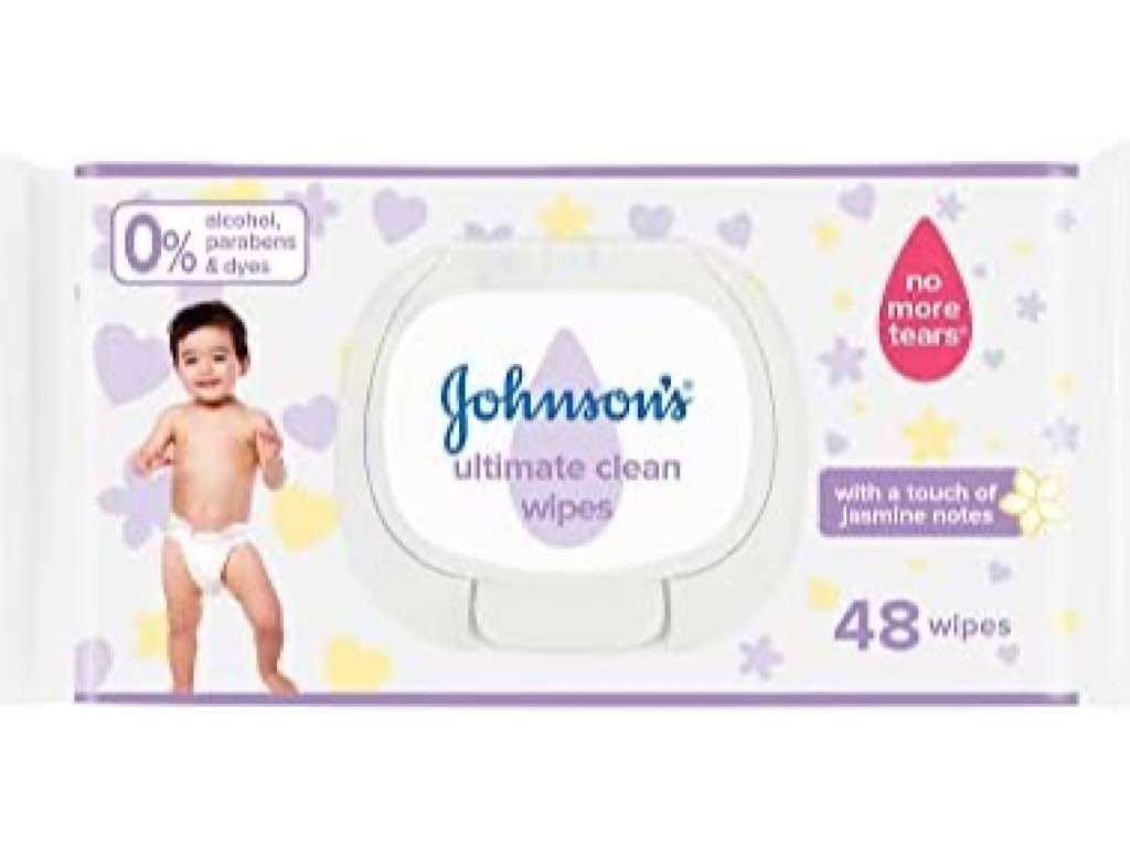 دستمال مرطوب نوزادی 72عددی جانسون johnsons