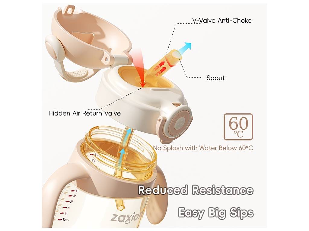 لیوان نی دار دارای دسته  حجم 250 میل rovco