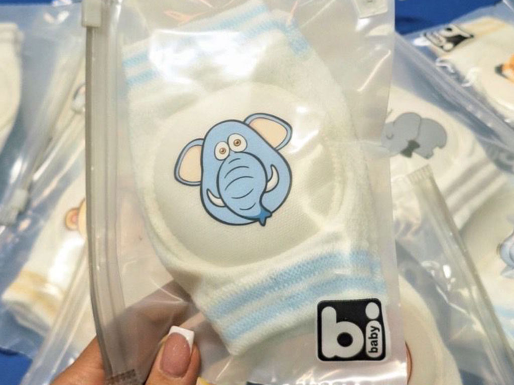 زانوبند نوزادی چاپدار طرح حیوانات