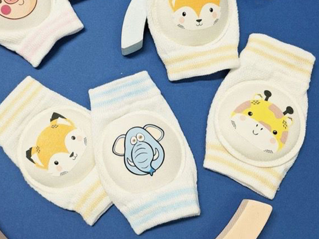 زانوبند نوزادی چاپدار طرح حیوانات