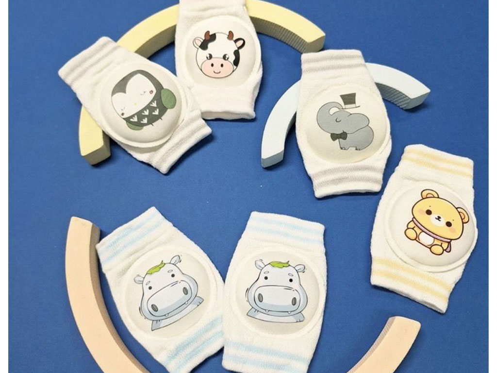 زانوبند نوزادی چاپدار طرح حیوانات