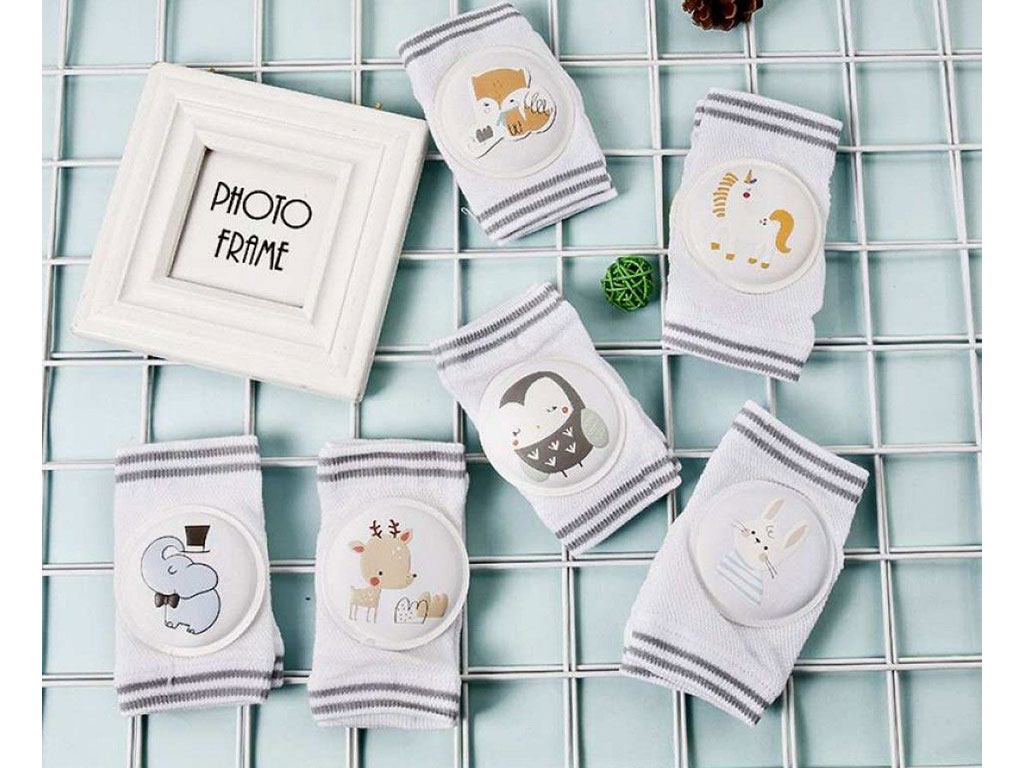 زانوبند نوزادی چاپدار طرح حیوانات