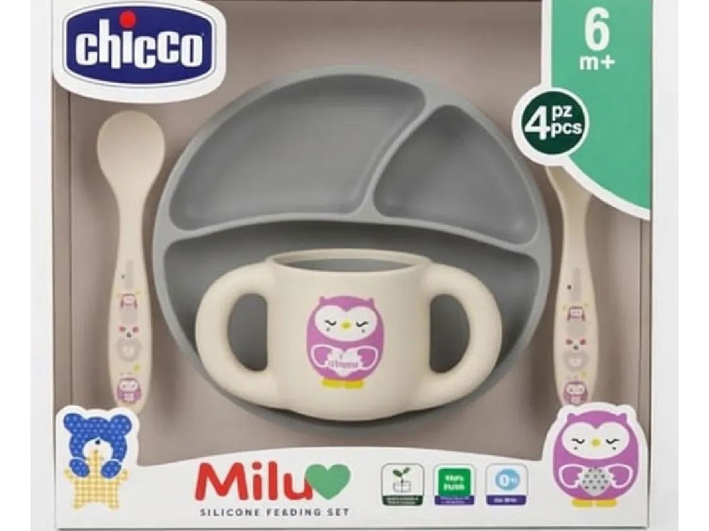 ست غذاخوری 4 تکه طرح چیکو  مدل میلو milu
