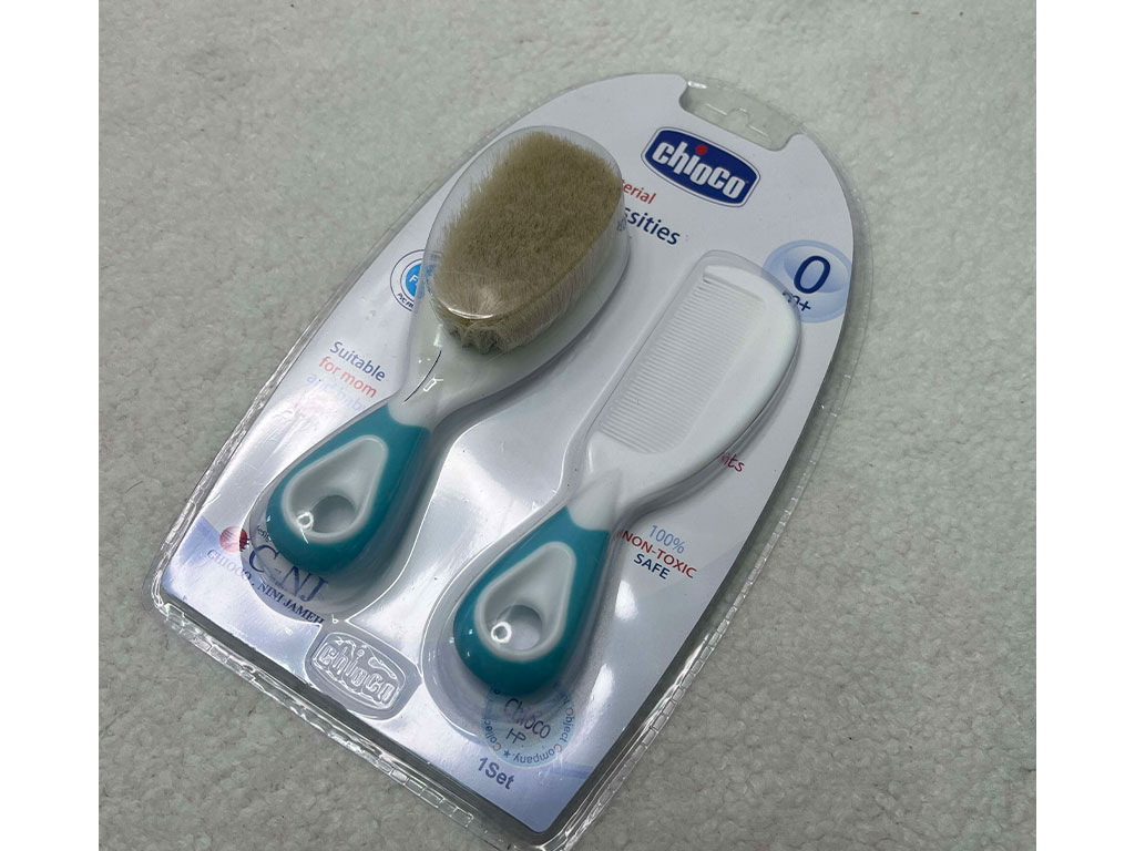 ست شانه و برس نوزادی طرح چیکو chicco