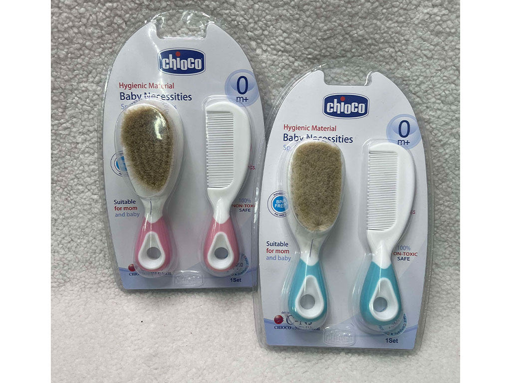 ست شانه و برس نوزادی طرح چیکو chicco