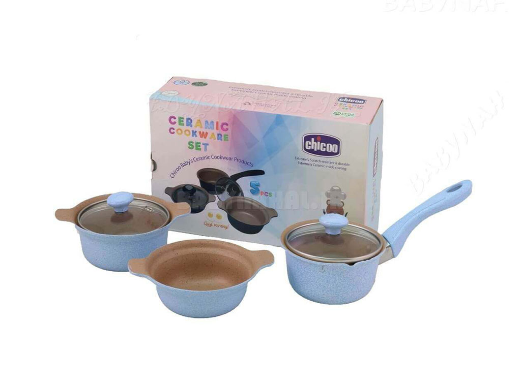 سرویس پخت و پز 5 پارچه کودک طرح چیکو