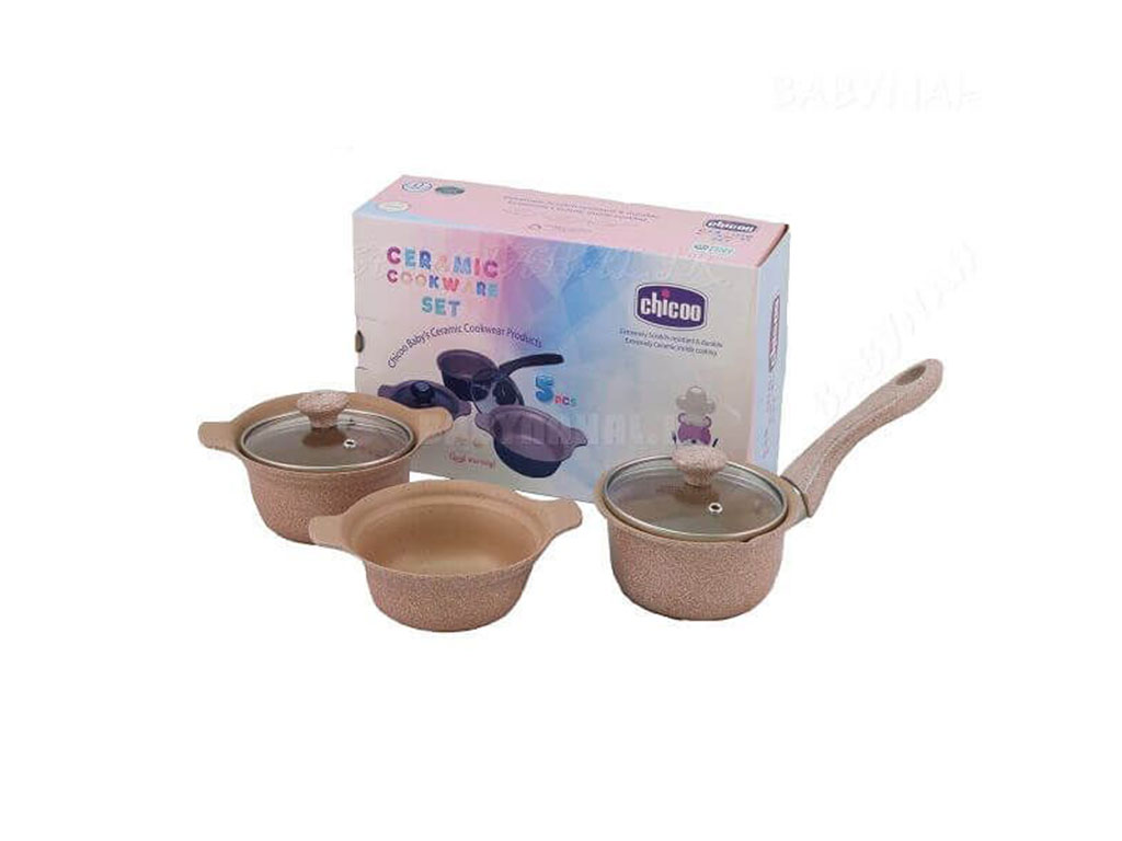 سرویس پخت و پز 5 پارچه کودک طرح چیکو