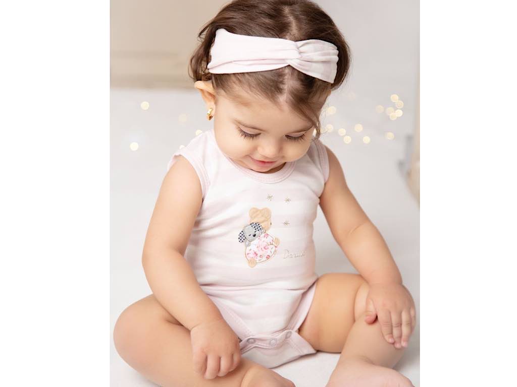 بادی رکابی  نوزادی دخترانه طرح violet دانالو Danaloo