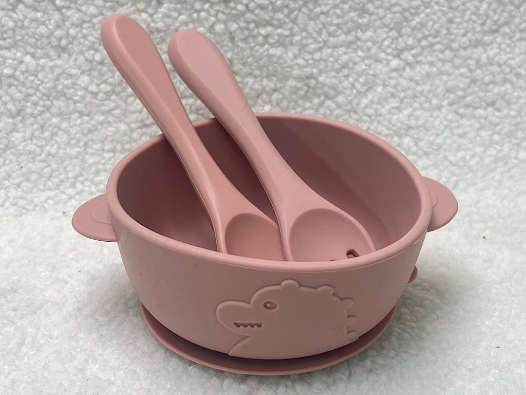 ست ظرف غذا سیلیکونی 9 تکه طرح دایناسور