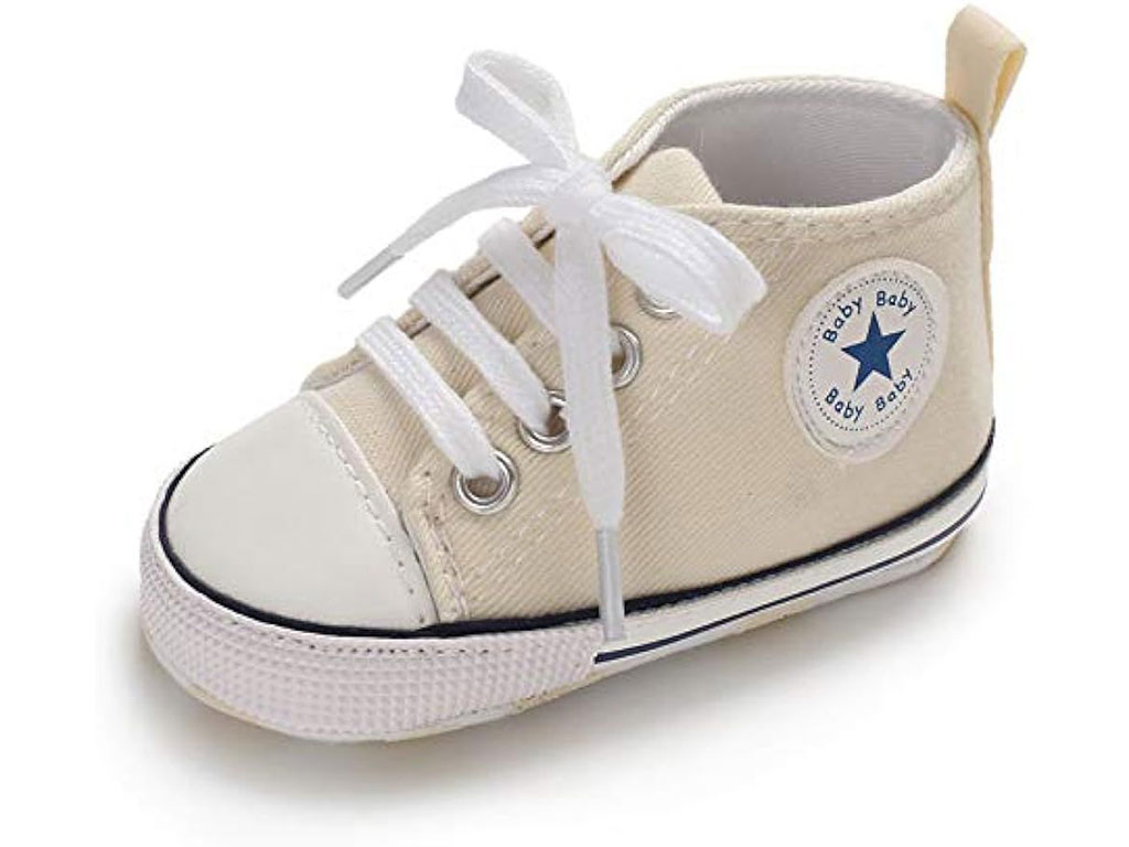 پاپوش نوزادی پسرانه طرح آل استار کرم