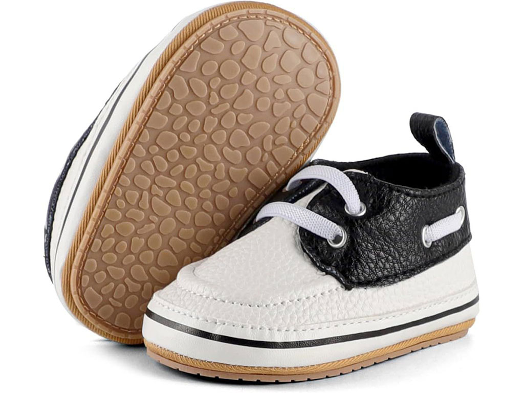 پاپوش استپ دار نوزادی طرح تاکسیدو