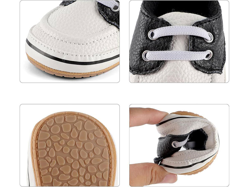 پاپوش استپ دار نوزادی طرح تاکسیدو