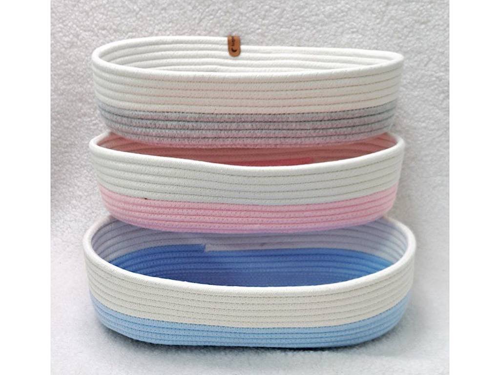 سبد  پوشک بیضی قیطون دوزی