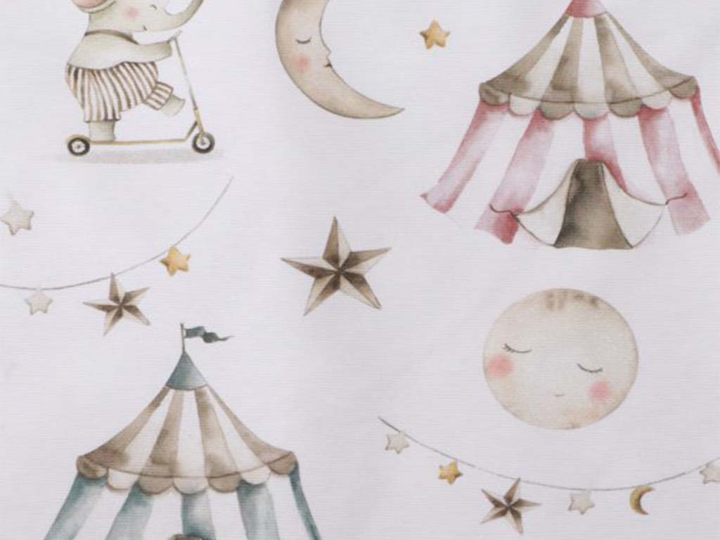 زیرانداز تعویض نوزادی طرح سیرک  الا ELA