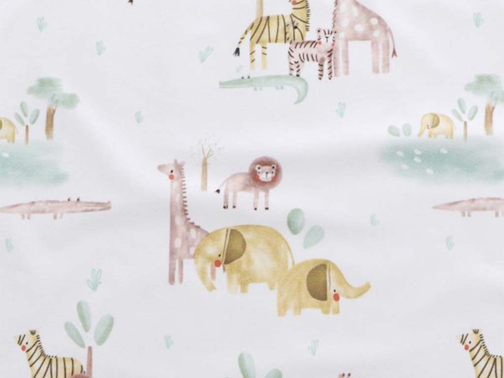 زیرانداز تعویض پوشک مخمل سافاری الا ELA