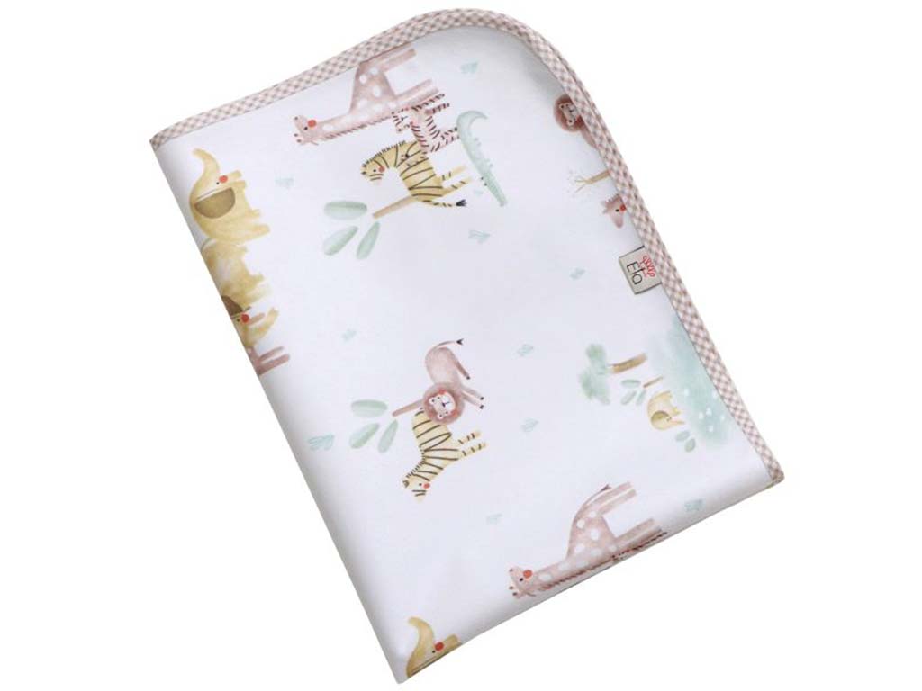 زیرانداز تعویض پوشک مخمل سافاری الا ELA