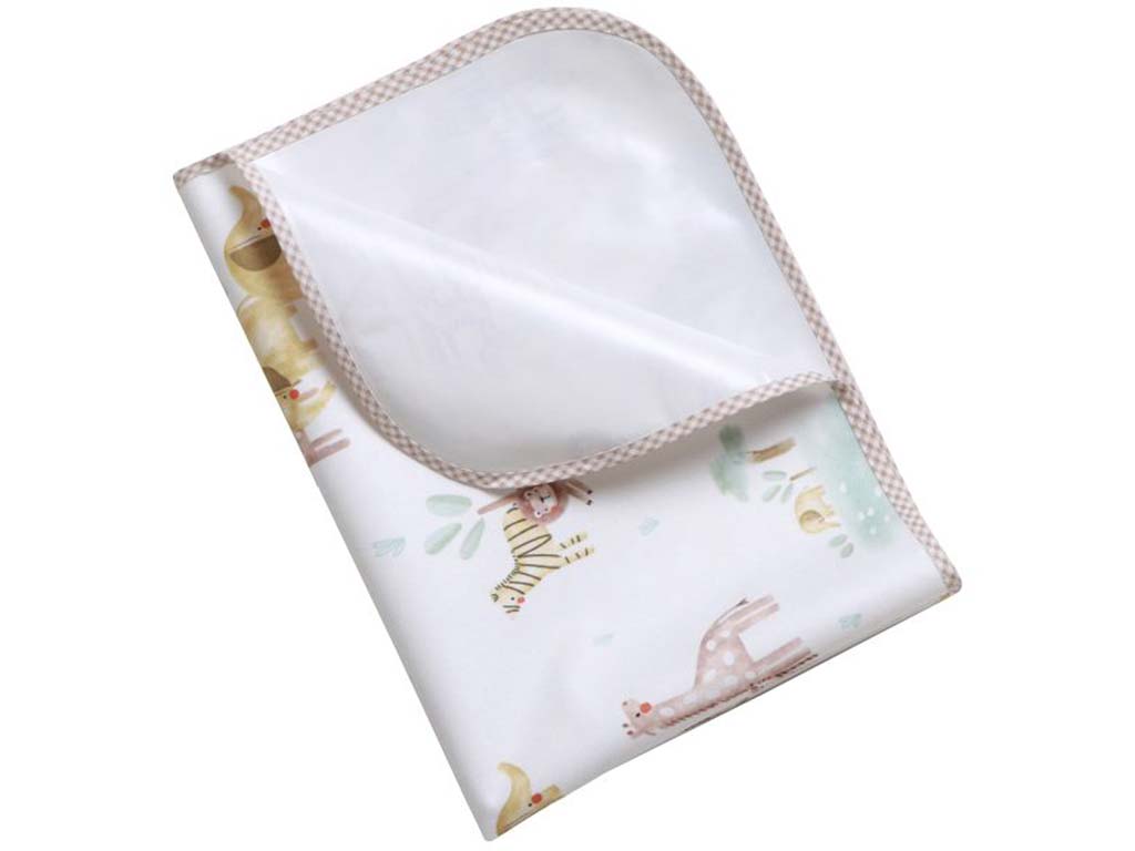 زیرانداز تعویض پوشک مخمل سافاری الا ELA