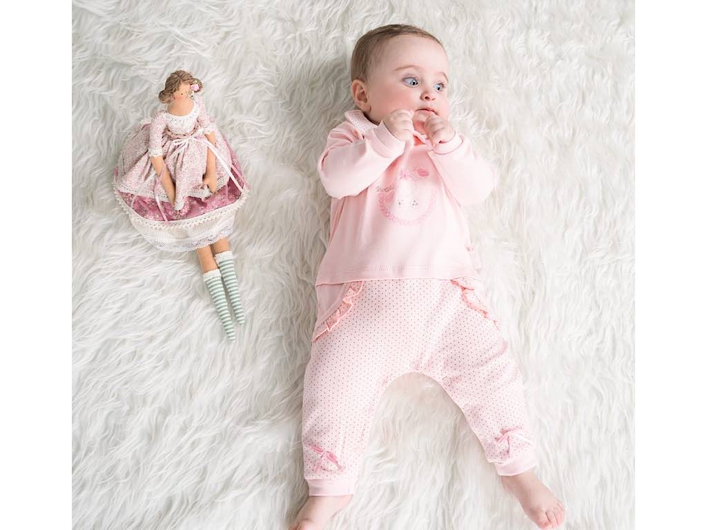 ست 5 تکه نوزادی دخترانه طرح خرس و تور دانالو Danaloo