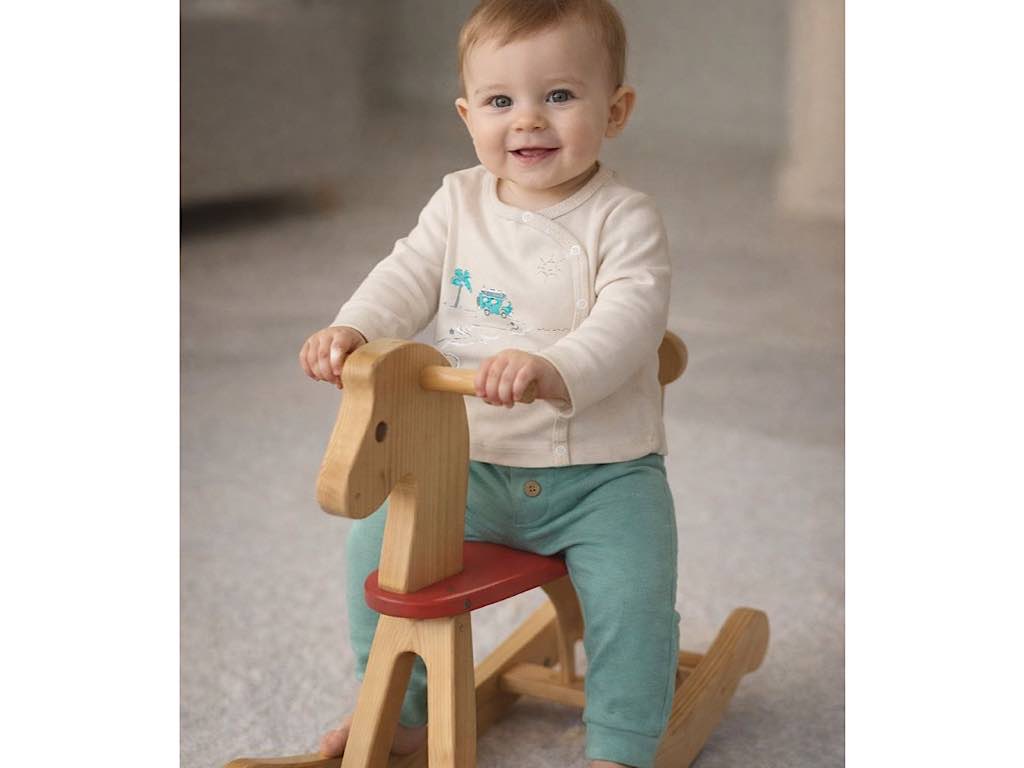 ست بیمارستانی نوزادی پسرانه 5 تکه طرح هاوایی Danaloo