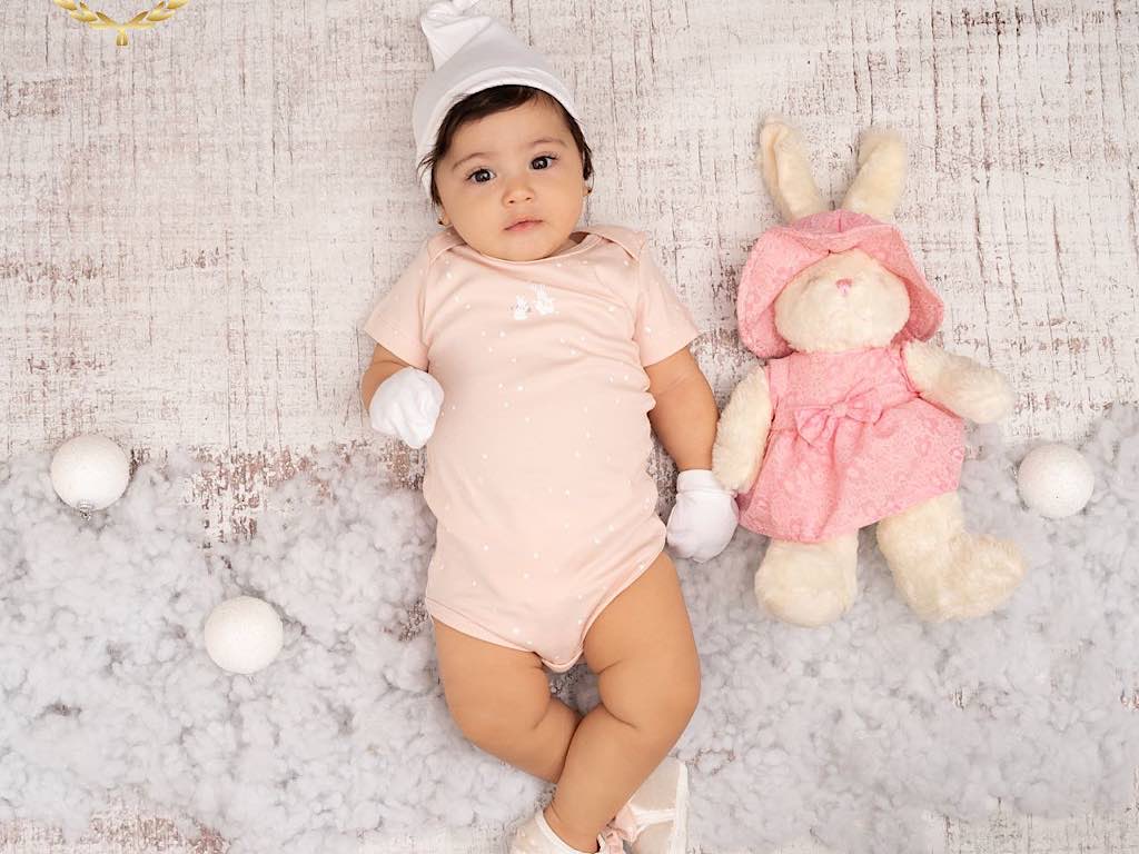 ست بیمارستانی 9 تکه نوزادی طرح خرگوش برفی دانالو Danaloo