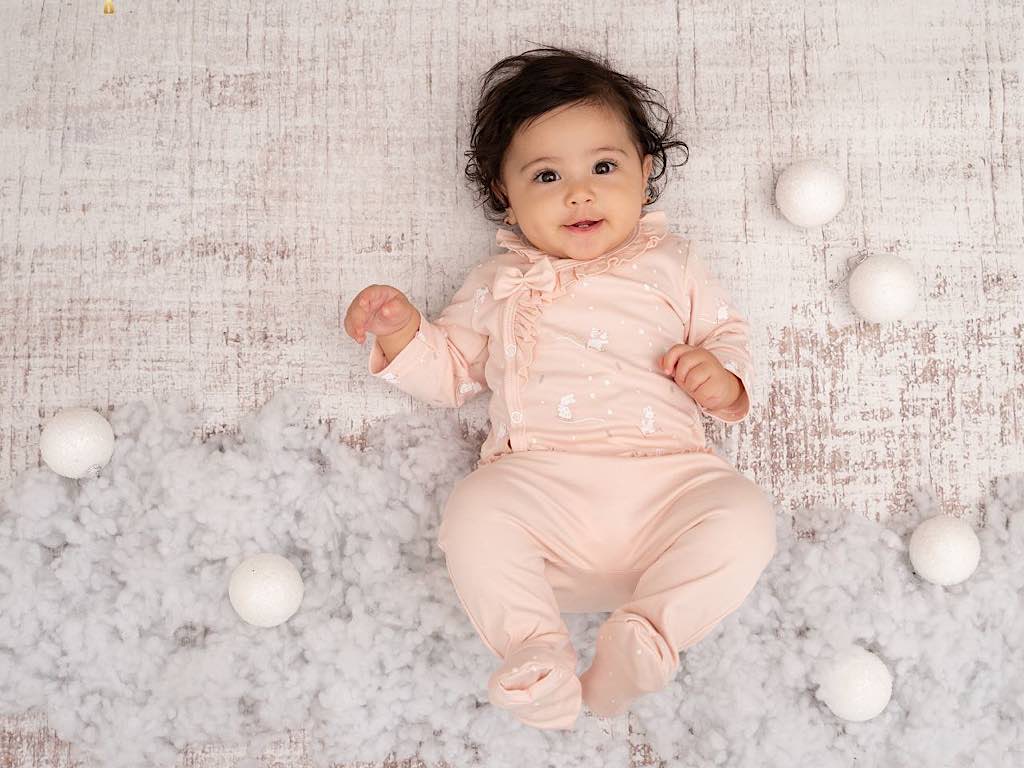 ست بیمارستانی 9 تکه نوزادی طرح خرگوش برفی دانالو Danaloo