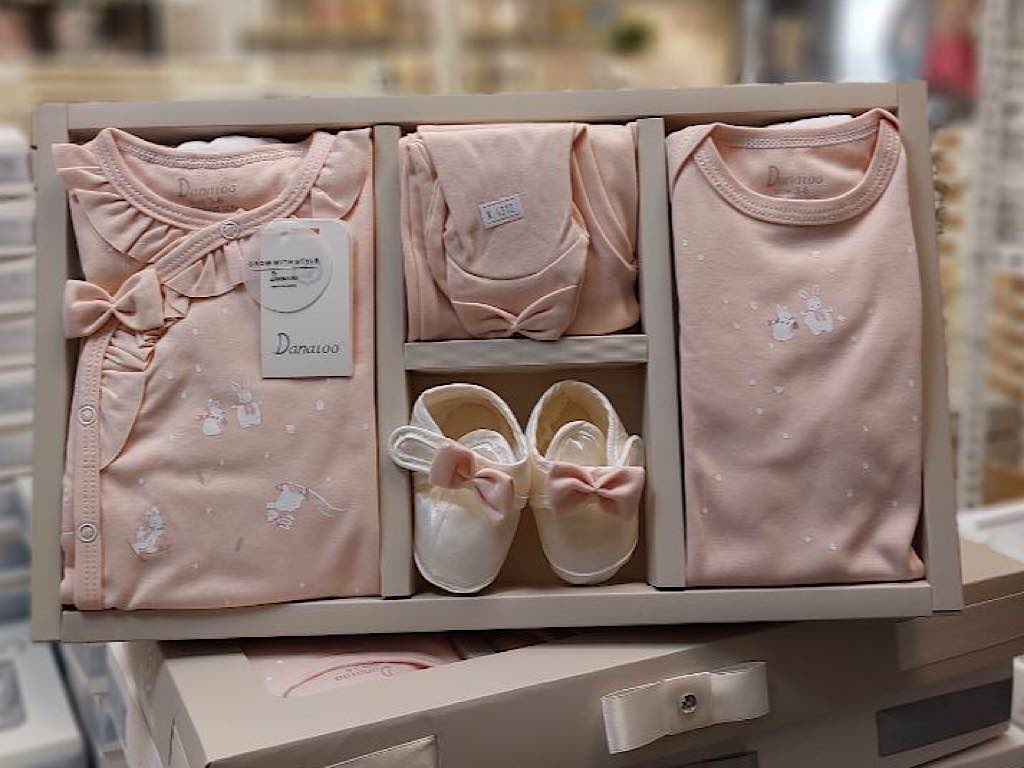 ست بیمارستانی 9 تکه نوزادی طرح خرگوش برفی دانالو Danaloo