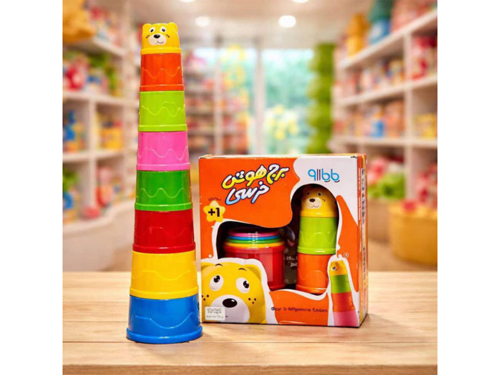 بازی فکری برج هوش خرس جعبه ای