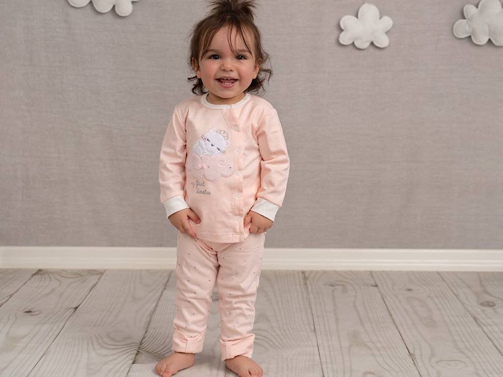 ست بیمارستانی 13 تکه نوزادی طرح گربه و تاج دانالو Danaloo