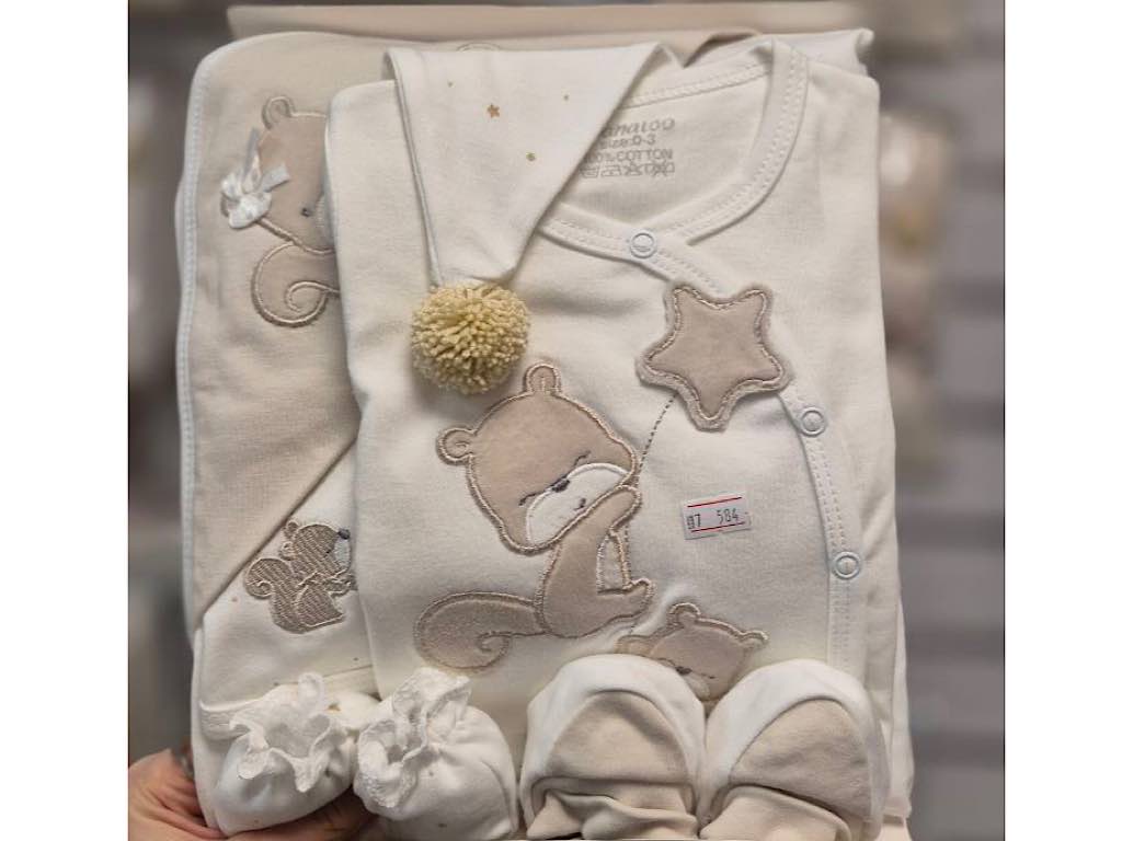 ست بیمارستانی 7 تکه طرح سنجاب و ستاره دانالو danaloo