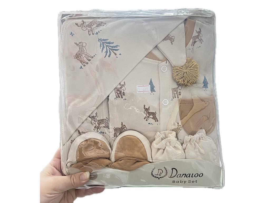 ست بیمارستانی 7 تکه طرح گوزن و کاج دانالو danaloo