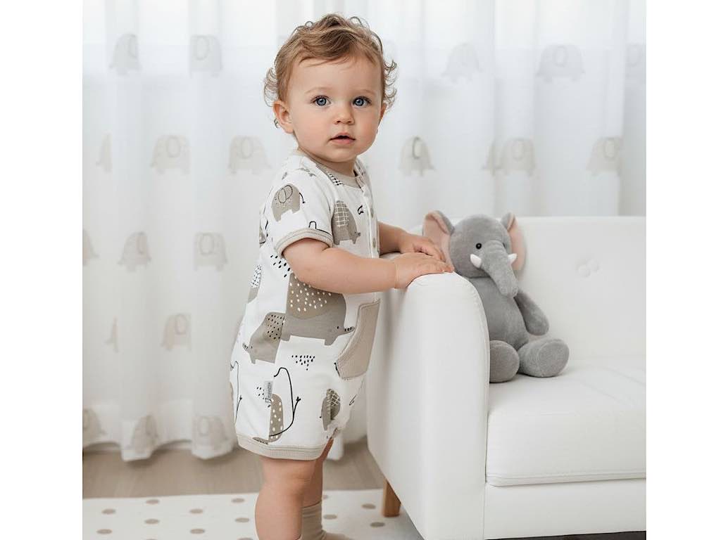 رامپر نوزادی طرح فیل دانالو danaloo