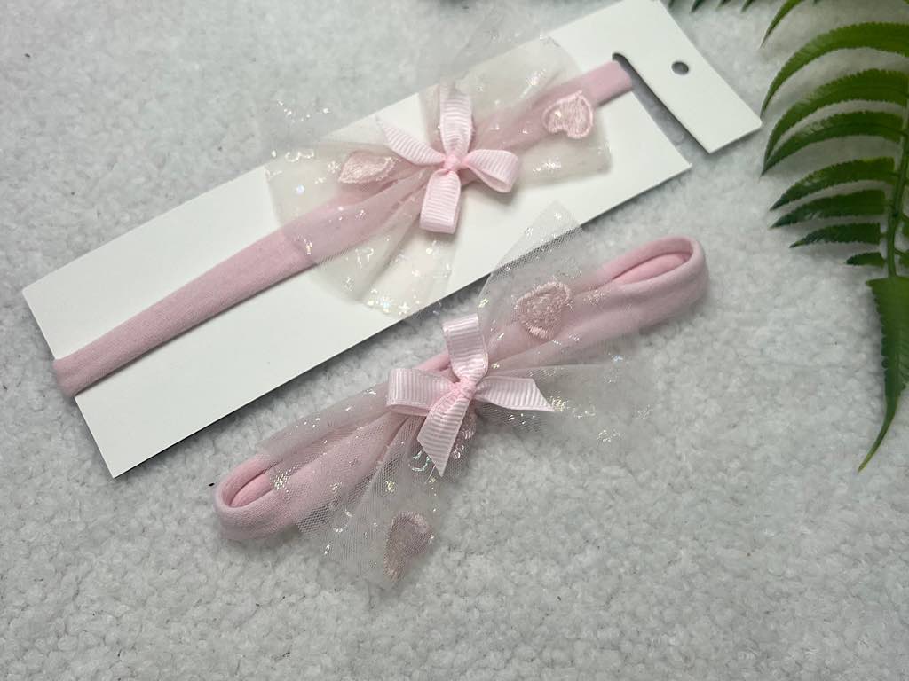 هدبند تور طرحدار دارای رنگبندی