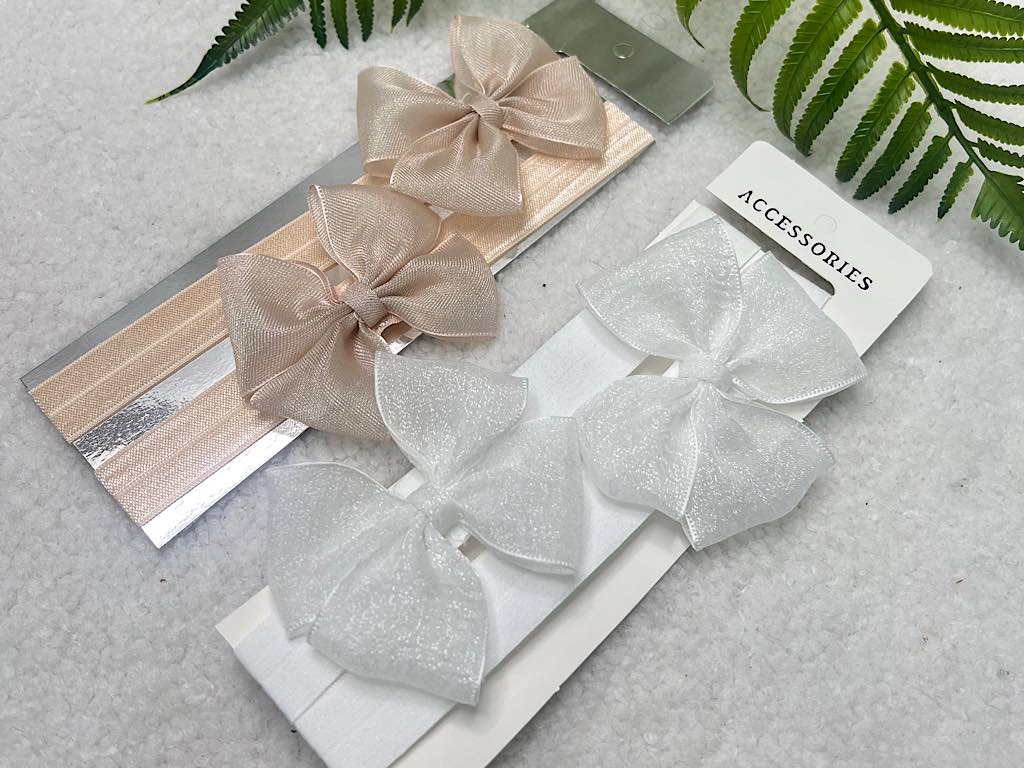 هدبند ربان پاپیونی دارای رنگبندی