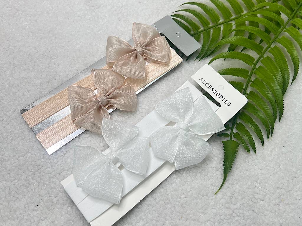 هدبند ربان پاپیونی دارای رنگبندی