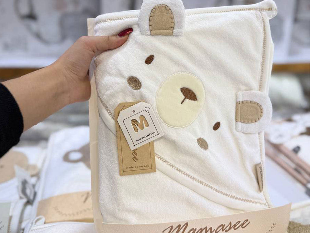 حوله کلاهدار نوزادی ماماسی  Mama See