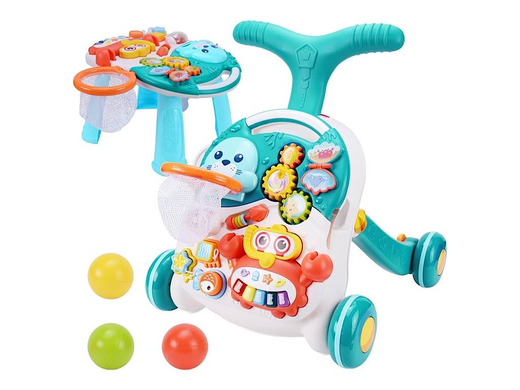 واکر موزیکال و میز بازی کودک 2 کاره اسباب بازی هانگر huanger