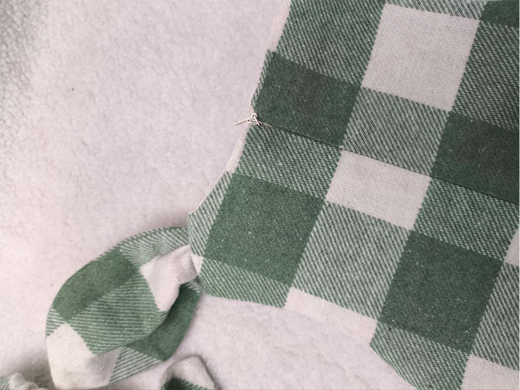 سارافون پاپیون سبز چهارخانه هدبند دار