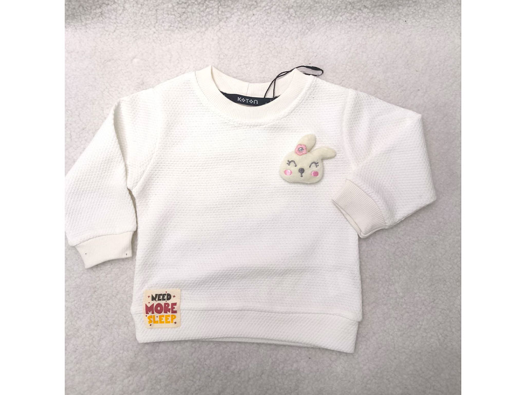 بلوز و شلوار طرح خرگوش پنبه بیسکوئیتی