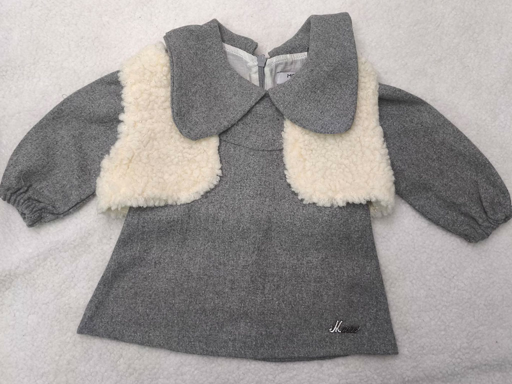 کت و سارافون نوزادی دخترانه طرح ژیله پر