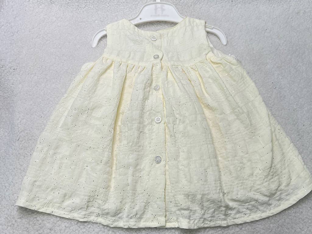 کت و سارافون نوزادی دخترانه پارچه طرح اکلیلی نیوبرن New Born