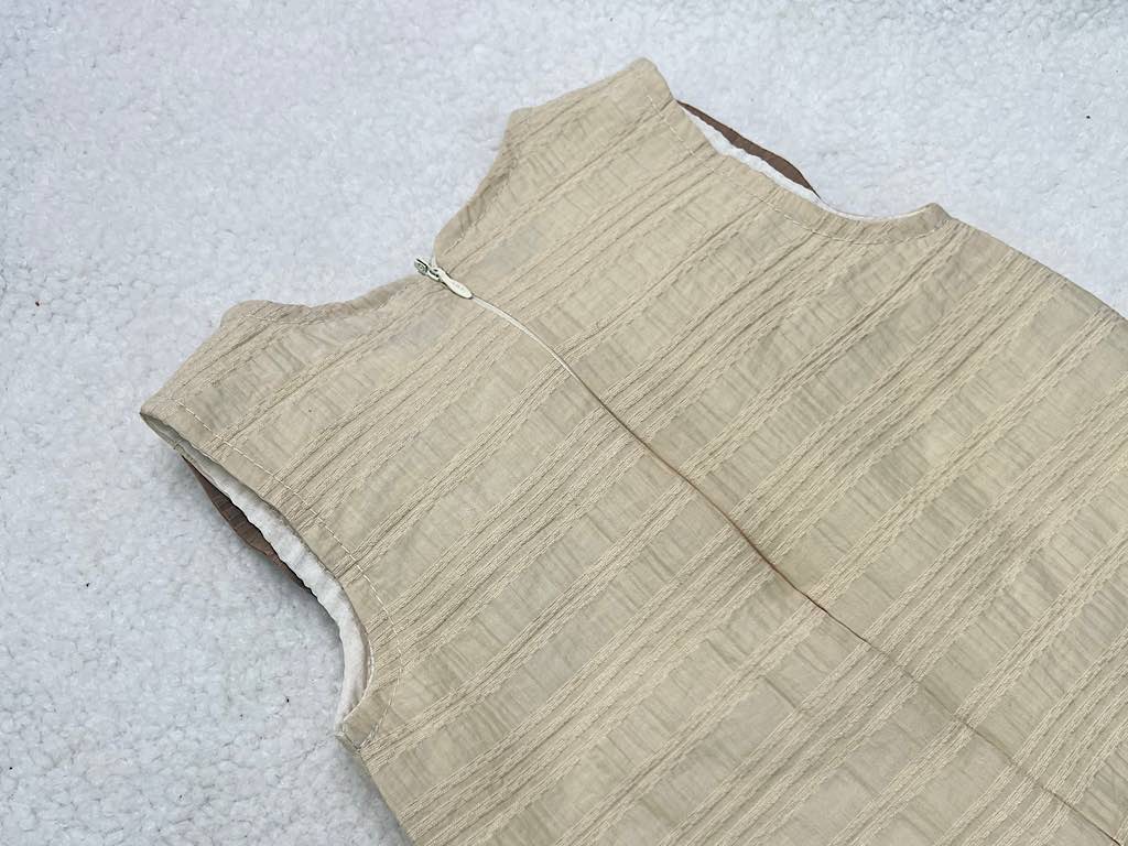 سارافون پاپیون بزرگ کرم هدبند دار بدون آستین