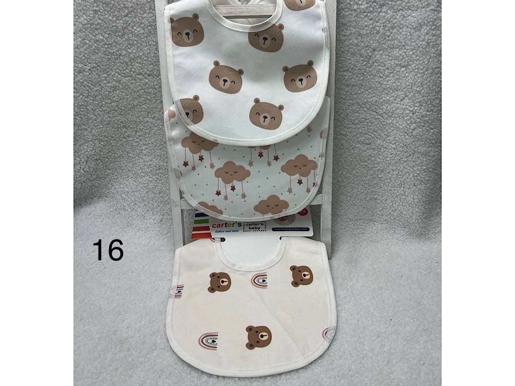 پیشبند نوزادی 3 عددی کارترز carters
