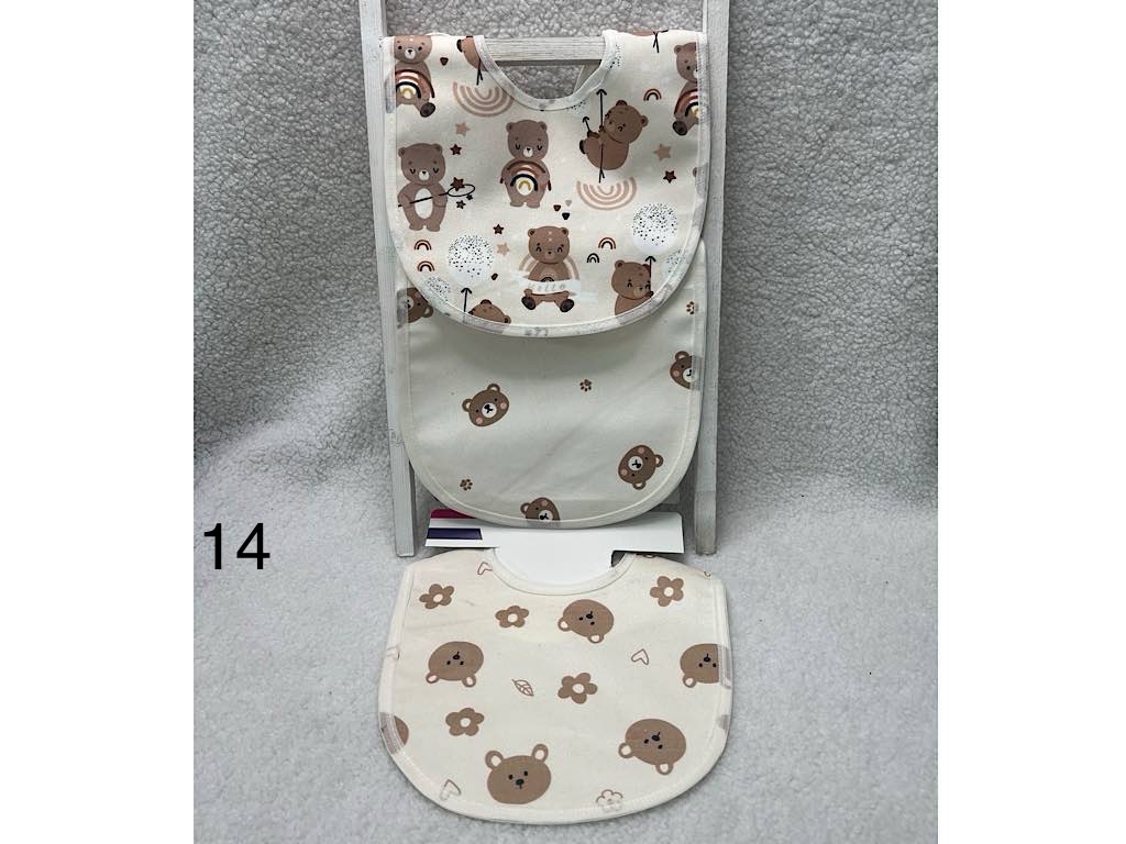 پیشبند نوزادی 3 عددی کارترز carters