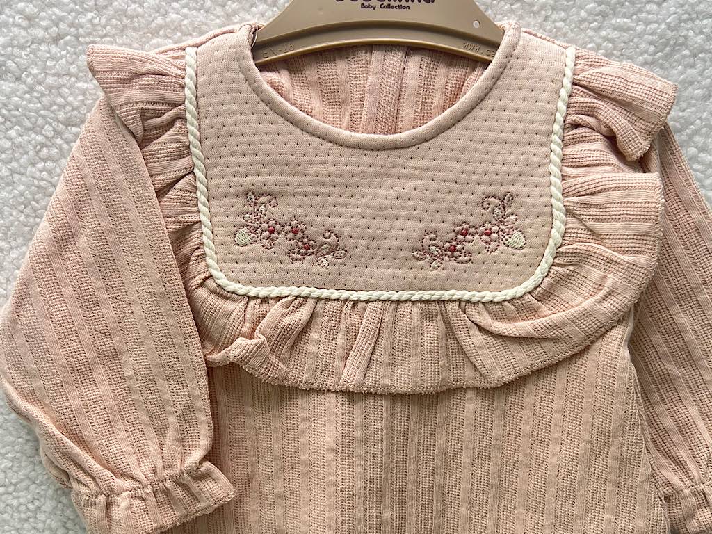 سرهمی نوزادی دخترانه صورتی چرک بب لینا BEBELINNA